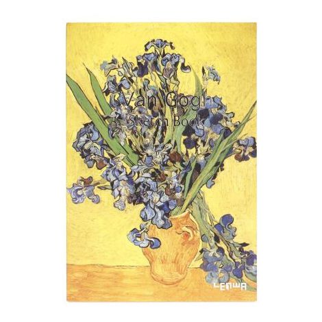 Szkicownik Lenwa A5/120/100g V. van Gogh Irysy